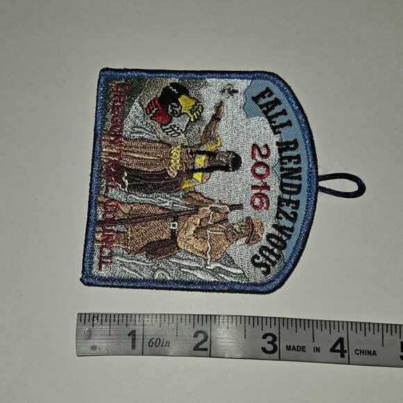 Cub Scouts Badge Patch Fall Rendezvous 2016 Oregon Trail Council Collectible - Picture 3 of 3